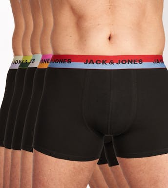 Jack & Jones short 5 pack Jacsplitter Solid Trunks Heren