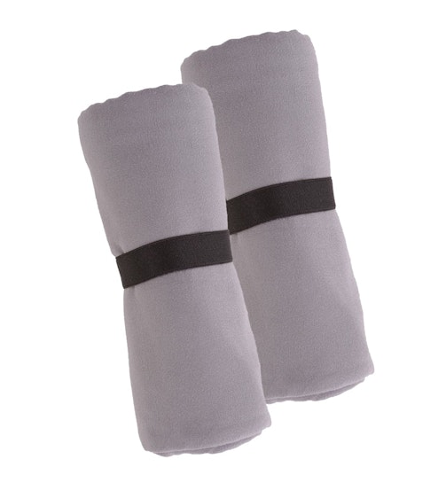 Jules Clarysse 2-delige handdoekenset microfiber grey