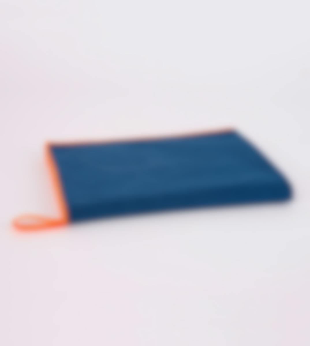 Jules Clarysse set de serviettes 2 pièces microfibre bleu
