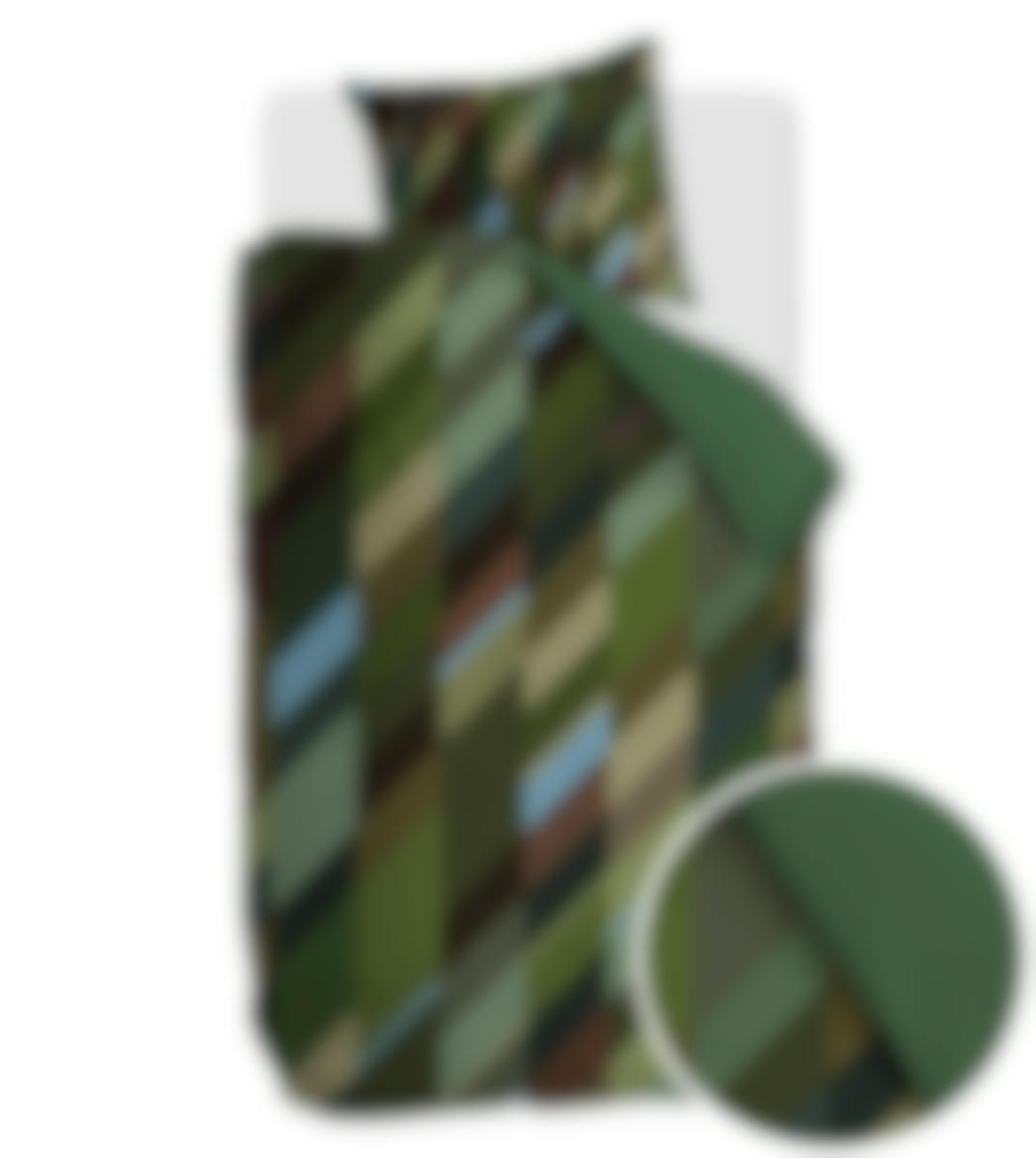 Kardol dekbedovertrek Sackville Green Katoensatijn 140 x 200-220 cm
