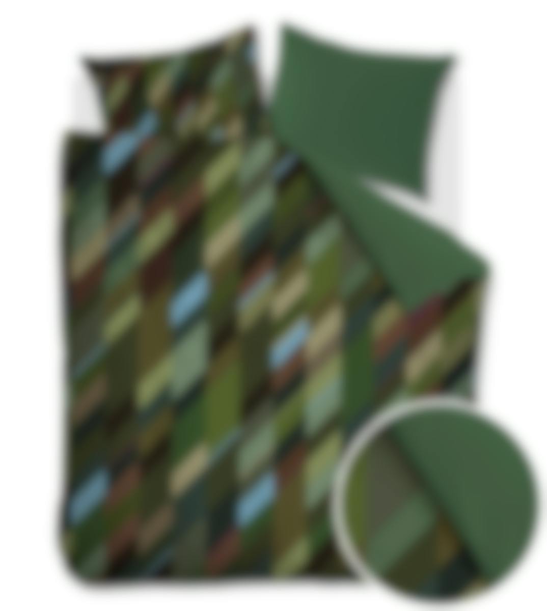 Kardol dekbedovertrek Sackville Green Katoensatijn 260 x 200-220 cm