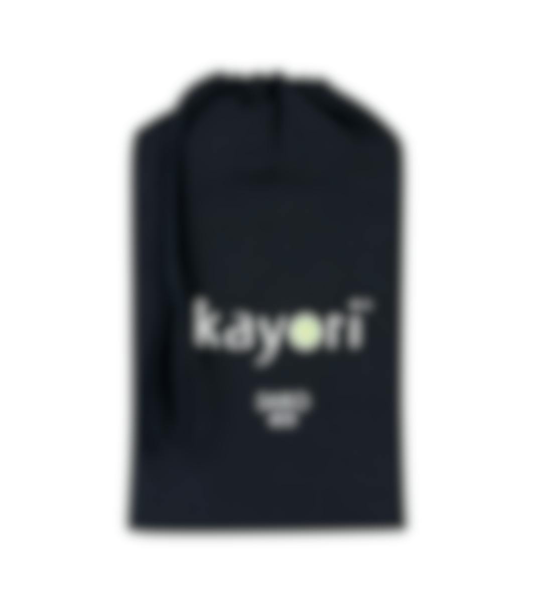Kayori drap-housse Saiko Black Jersey de coton (coin 40 cm)