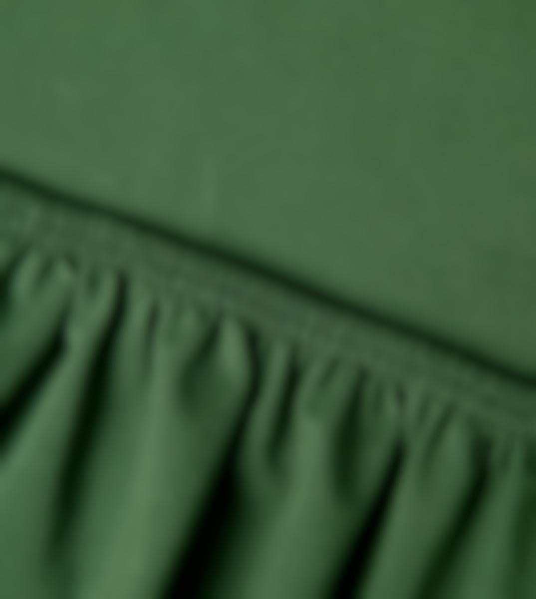 Kayori drap-housse Saiko Dark Green double jersey (coin 40 cm)
