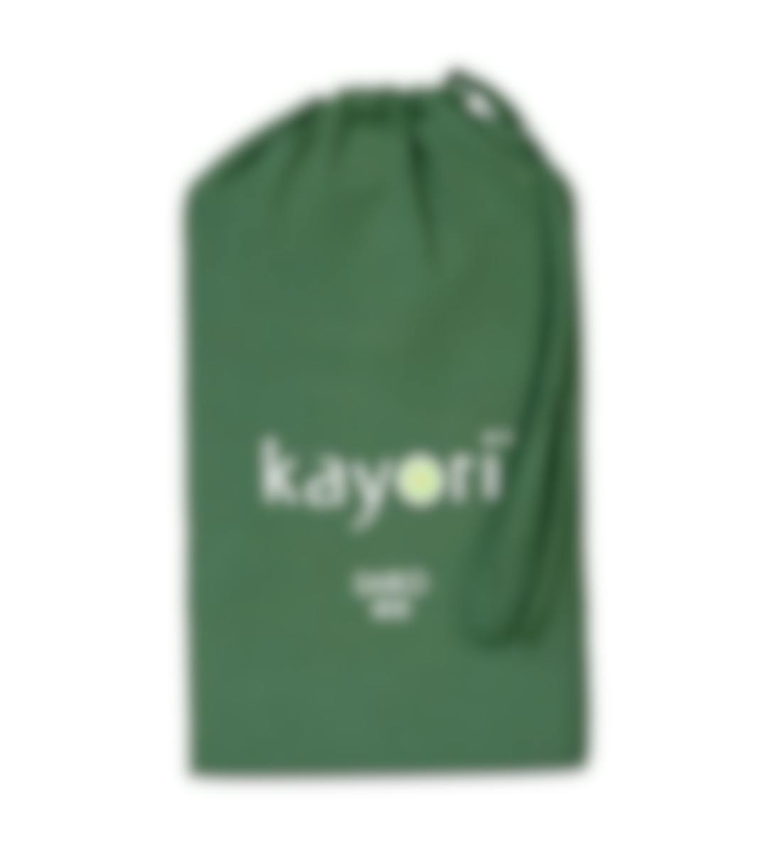 Kayori drap-housse Saiko Dark Green double jersey (coin 40 cm) 180-200 x 200-220 cm