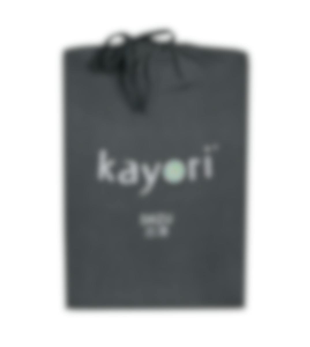 Kayori drap-housse Shizu Anthracite Jersey de coton (coin 35 cm)