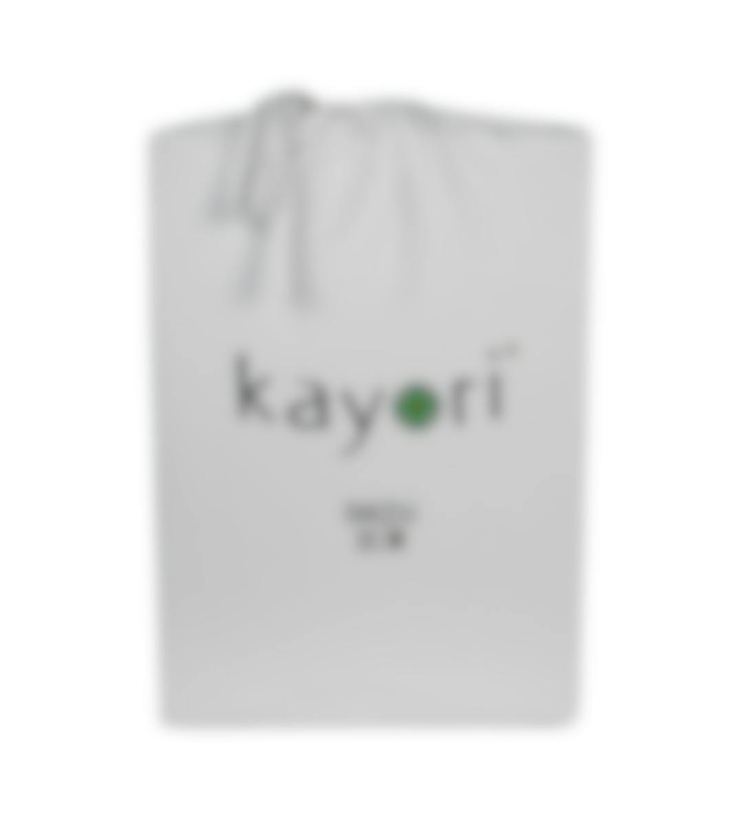 Kayori drap-housse Shizu Grey Jersey de coton (coin 35 cm) 140-160 x 200-220 cm
