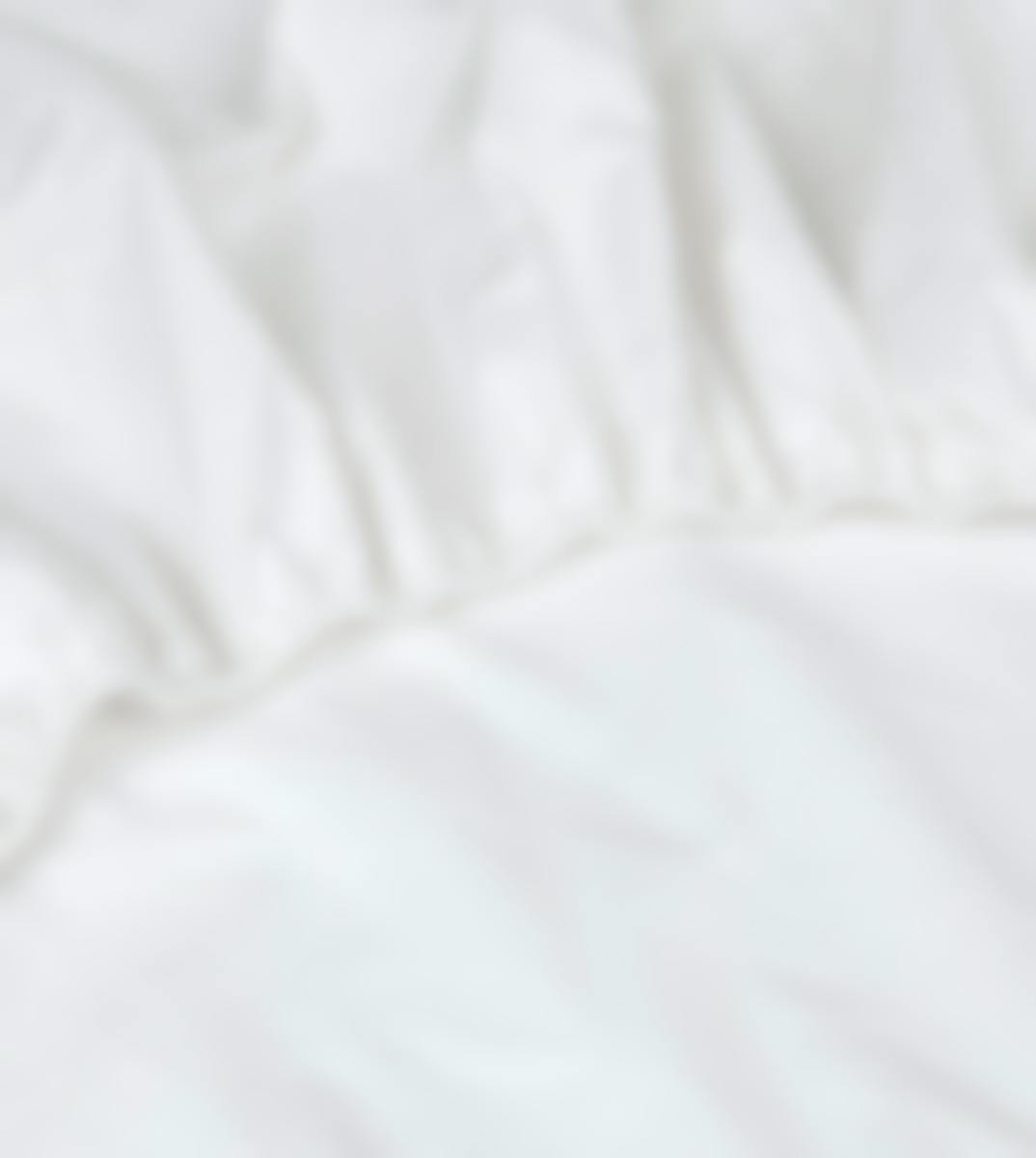 Kayori hoeslaken Shizu White katoenjersey (hoek 35 cm)