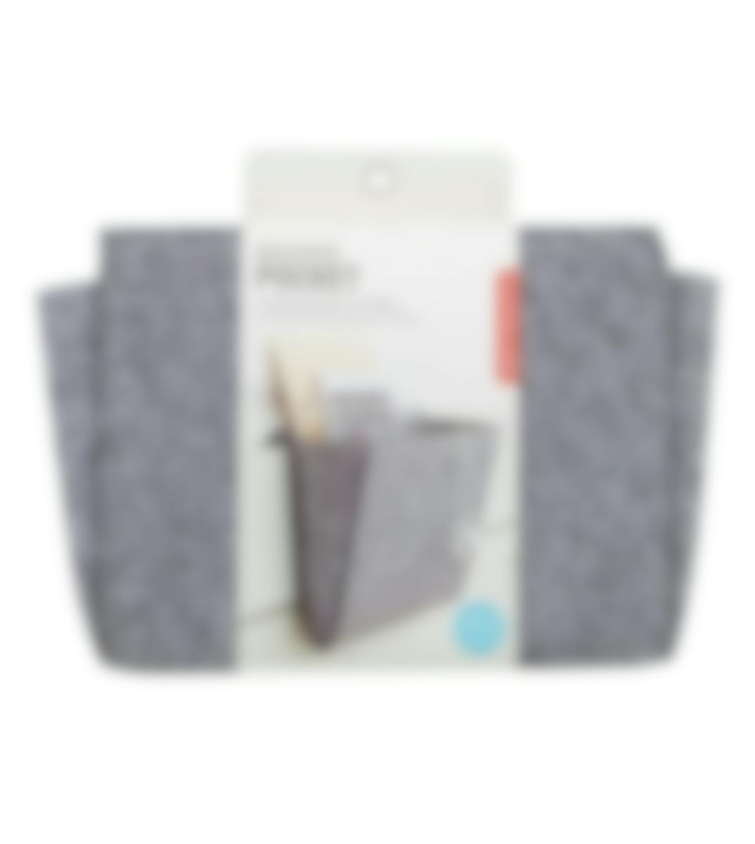 Kikkerland organizer Bedside Pocket Grey 22 x 28 x 11 cm