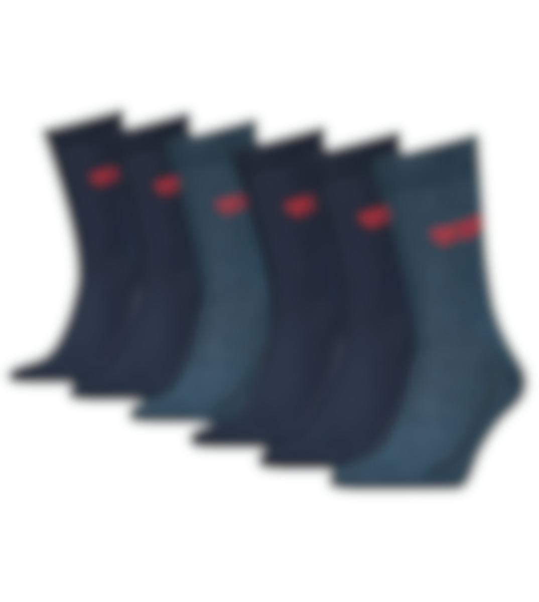 Levi's sokken 6 paar Regular Cut Batwing Logo Heren