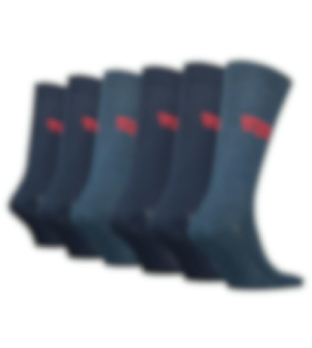 Levi's sokken 6 paar Regular Cut Batwing Logo Heren