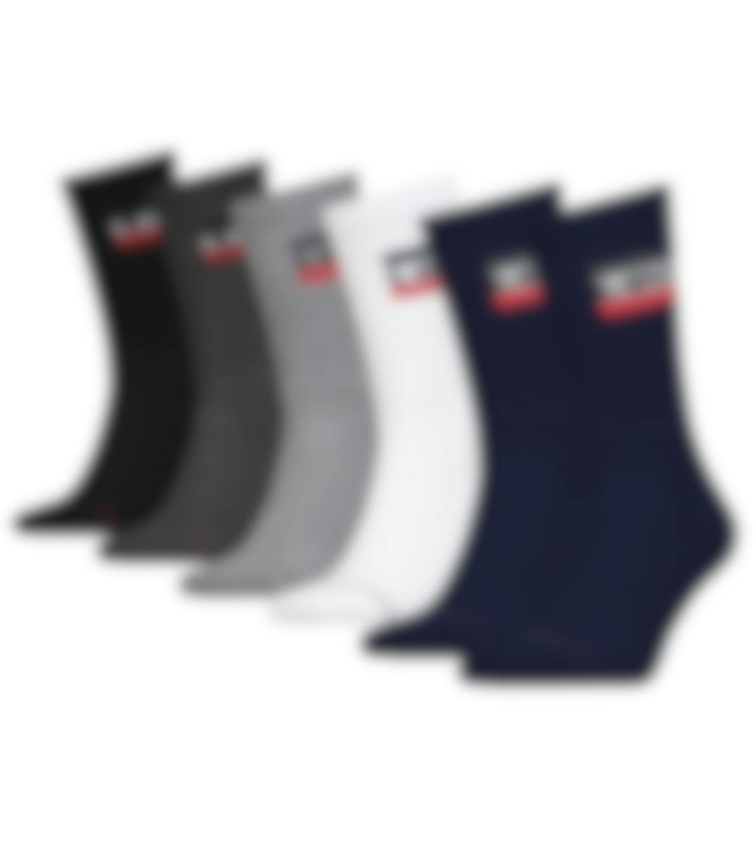 Levi's sokken 6 paar Regular Cut Sprtswr Logo Unisex