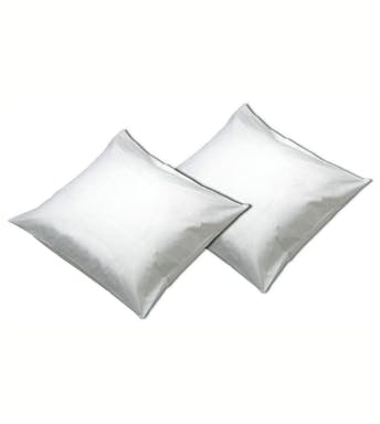 Sleepnight taie d'oreiller blanc coton set de 2 50 x 70 cm