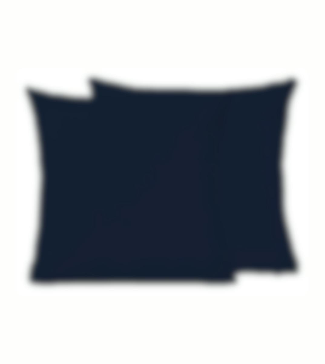 Sleepnight kussensloop marineblauw perkalkatoen set van 2 50 x 70 cm