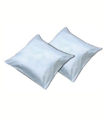 Sleepnight taie d'oreiller bleu clair coton set de 2