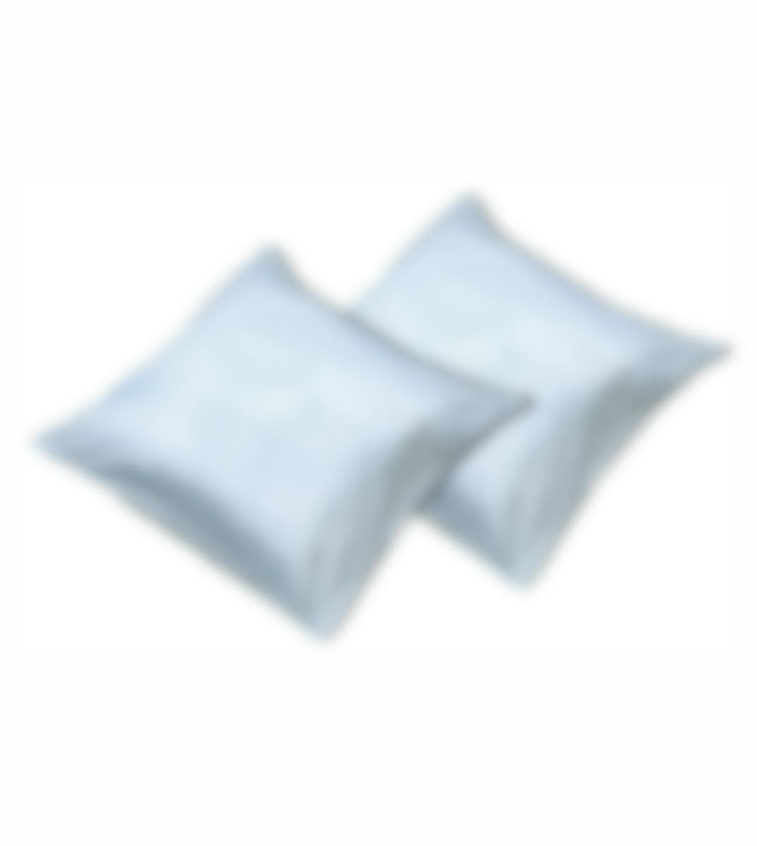 Sleepnight taie d'oreiller bleu clair coton set de 2
