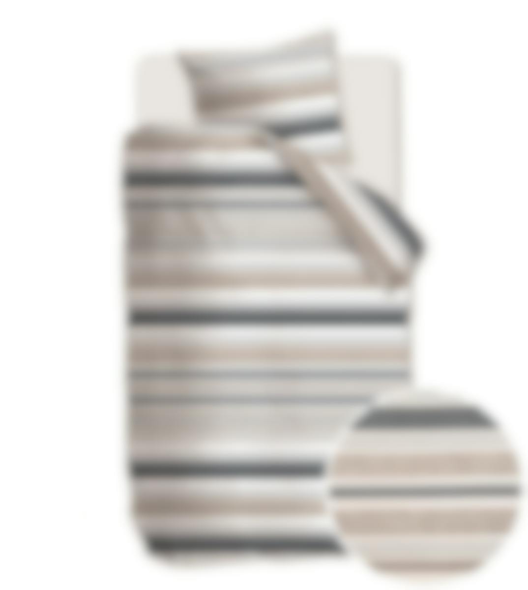 Rivièra Maison housse de couette Sturdy Stripe Navy Coton 140 x 200-220 cm