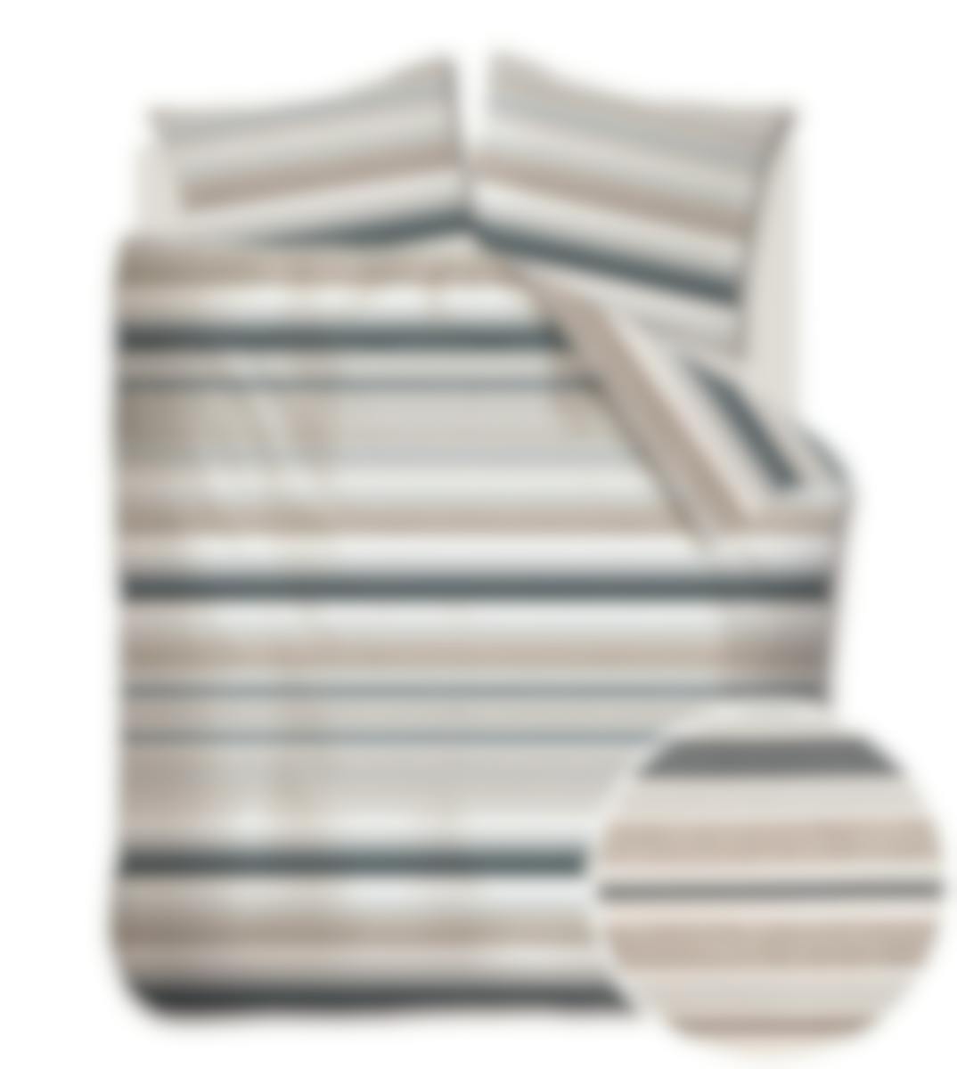 Rivièra Maison housse de couette Sturdy Stripe Navy Coton 240 x 200-220 cm