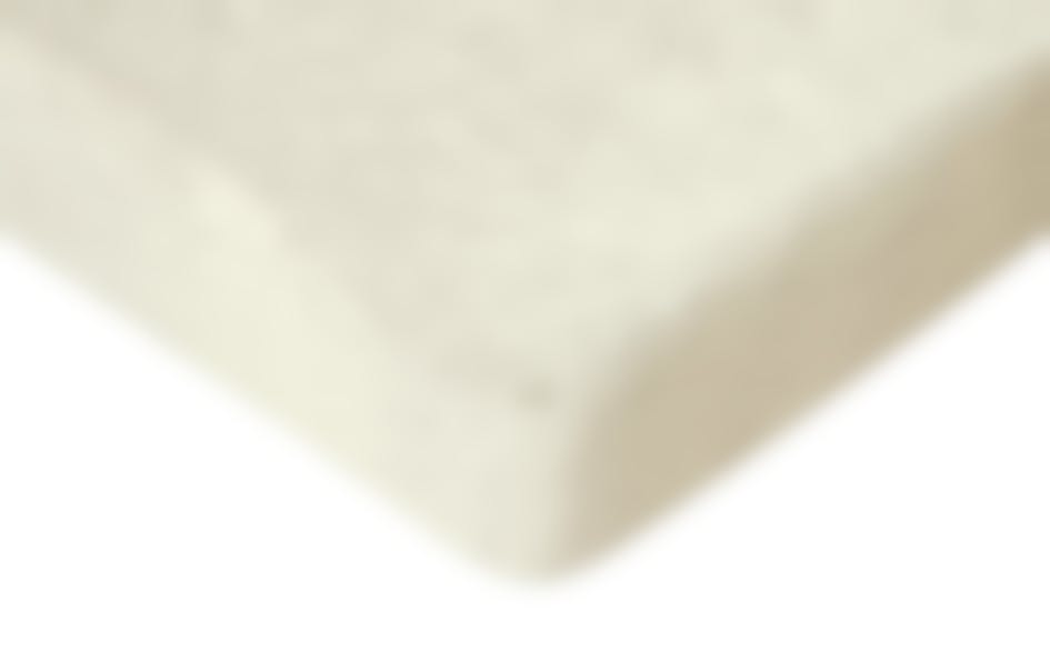 Romanette drap-housse ivoire velours (coin 18-30 cm)
