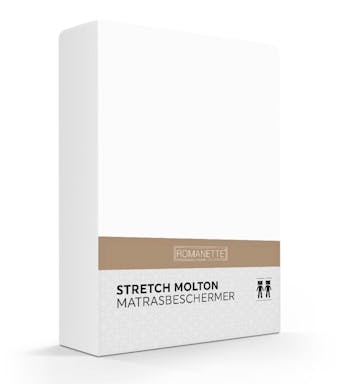 Romanette matrasbeschermer Stretch Molton 80-100 x 200-220 cm