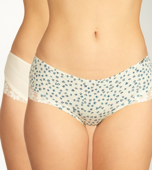 Skiny short 2 pack Every Day In Bamboo Flowers Panty D
