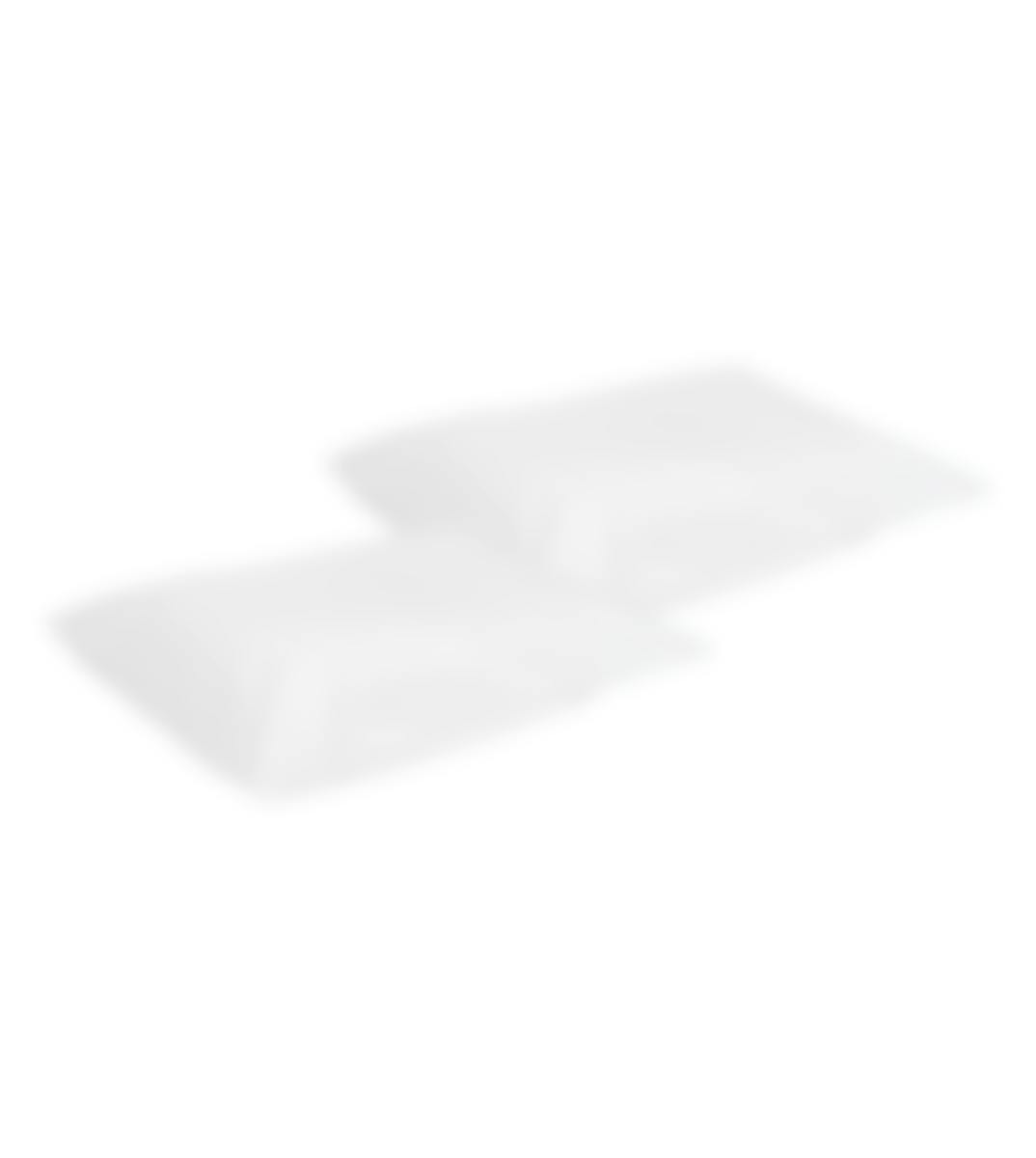 Sleepnight kussensloop voor waterkussen wit flanel set van 2 55 x 75 cm