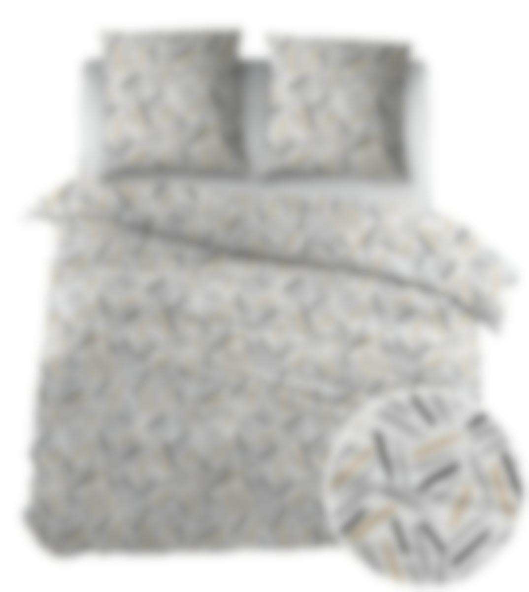 Sleepnight dekbedovertrek Anouk Grey Katoen 140 x 200-220 cm