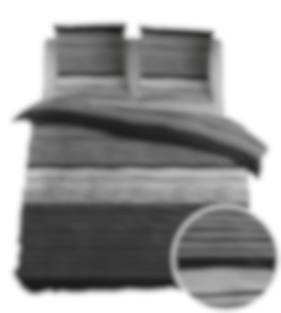 Sleepnight housse de couette Davina Black Coton 240 x 220 cm
