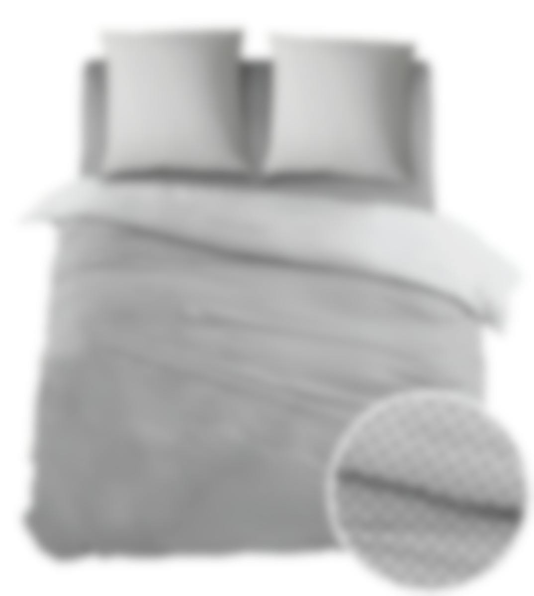 Sleepnight housse de couette Pierrot Grey Coton 140 x 200-220 cm
