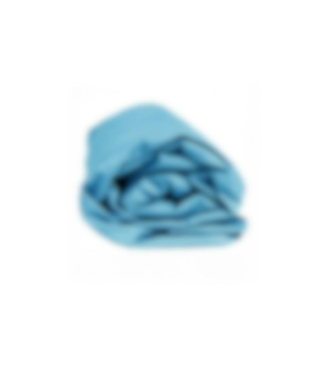 Sleepnight drap-housse turquoise coton (coin 30 cm)