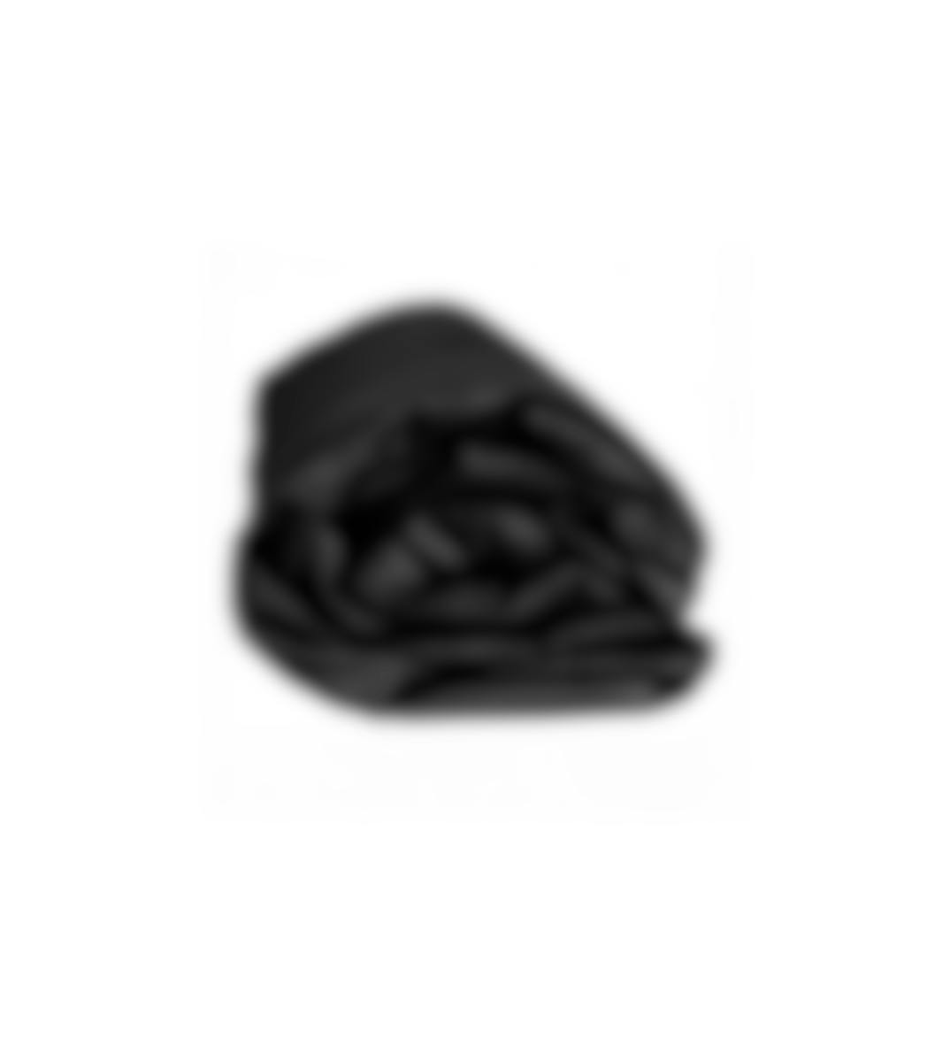 Sleepnight drap-housse noir flanelle (coin 25 cm)