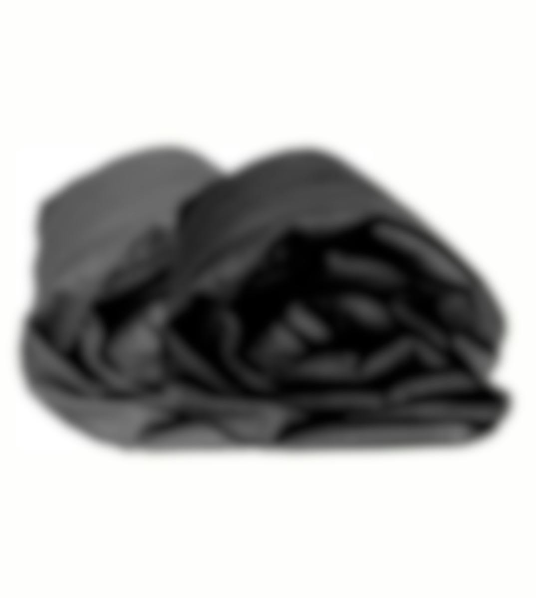Sleepnight hoeslaken zwart en grijs katoen (hoek 25 cm) set van 2