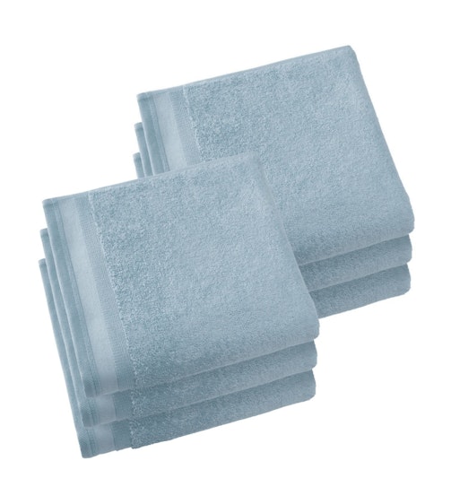 De Witte Lietaer serviette de bain Contessa ice blue 50 x 100 cm set de 6