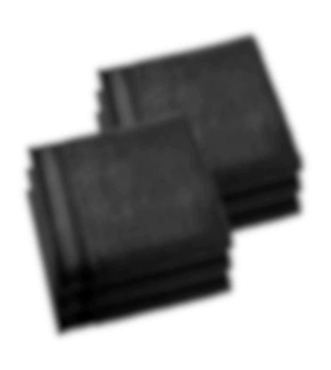 De Witte Lietaer handdoek Contessa black 50 x 100 cm set van 6