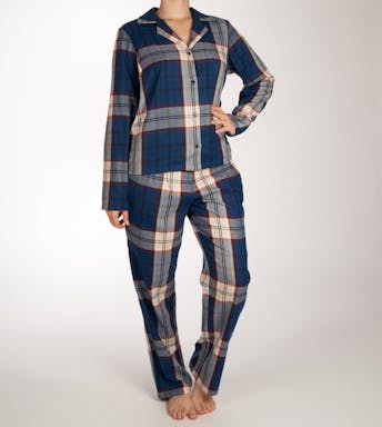 Tommy Hilfiger pyjama lange broek Full Flannel Set Dames