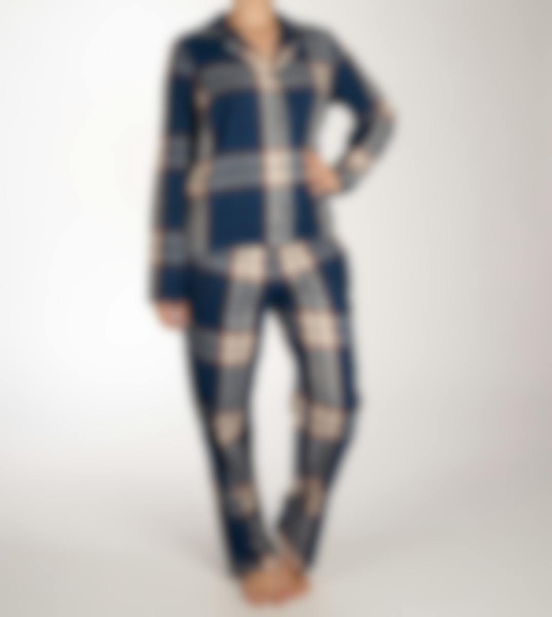 Tommy Hilfiger pyjama lange broek Full Flannel Set Dames