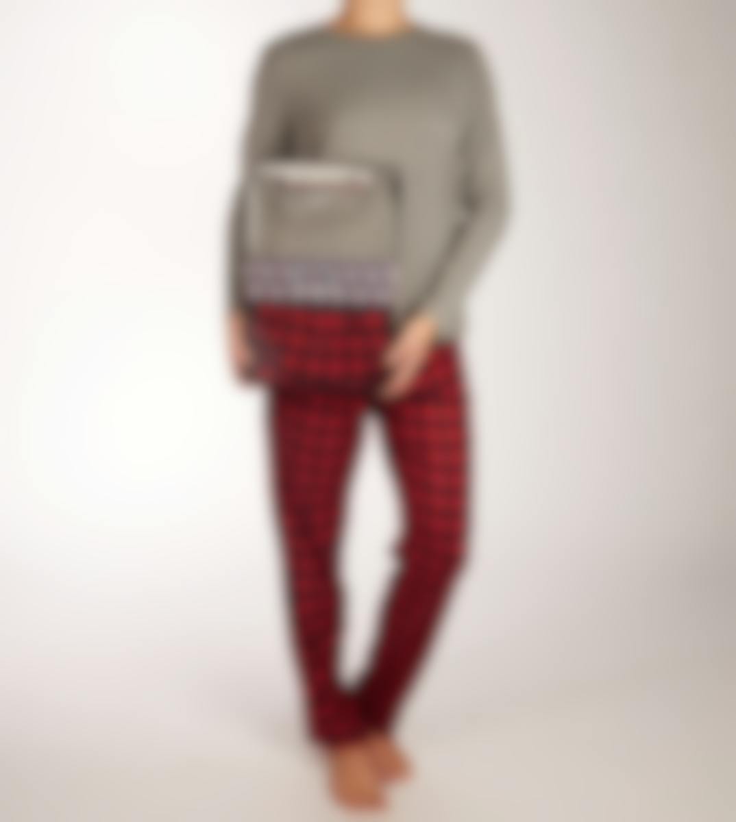 Tommy Hilfiger pyjama lange broek Flannel Holiday Set D