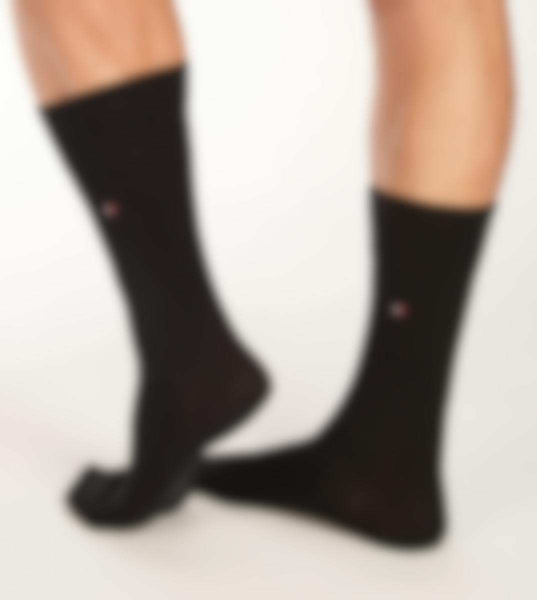 Tommy Hilfiger sokken 2 paar Rib Logo H