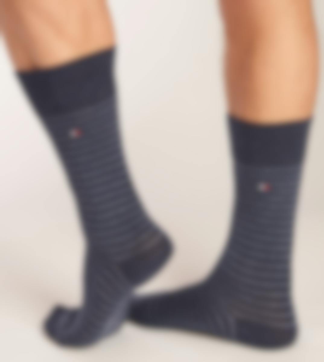 Tommy Hilfiger chaussettes 2 paires Small Stripe H