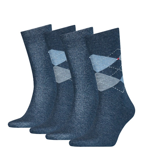 Tommy Hilfiger chaussettes 2 paires Check Hommes