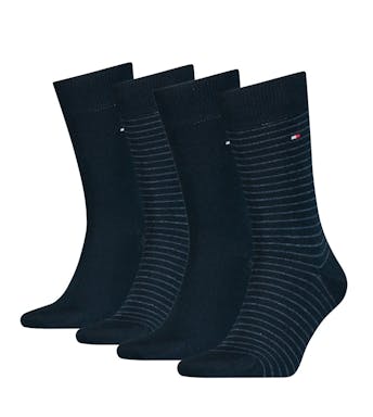 Tommy Hilfiger chaussettes 4 paires Small Stripe H 