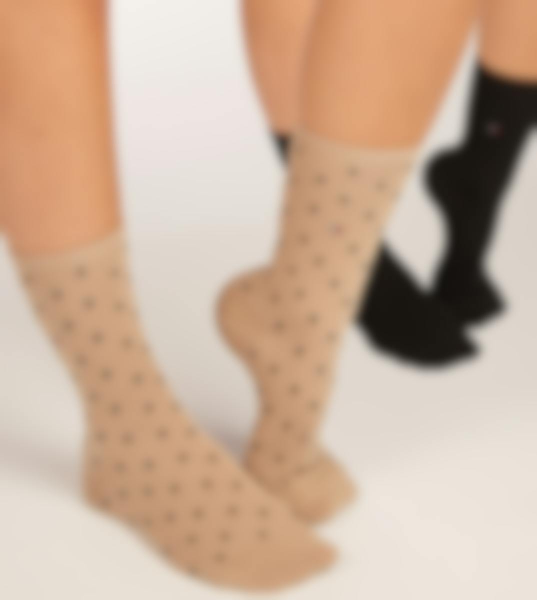 Tommy Hilfiger sokken 2 paar Sock Dot Dames