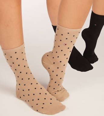 Tommy Hilfiger sokken 2 paar Sock Dot Dames