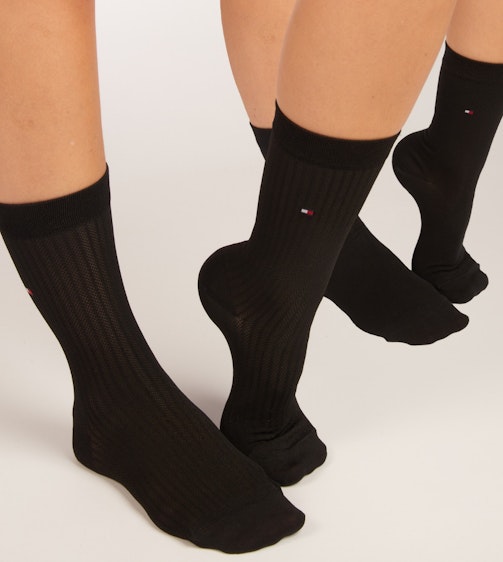 Tommy Hilfiger sokken 2 paar Sheer Stripe Sock D