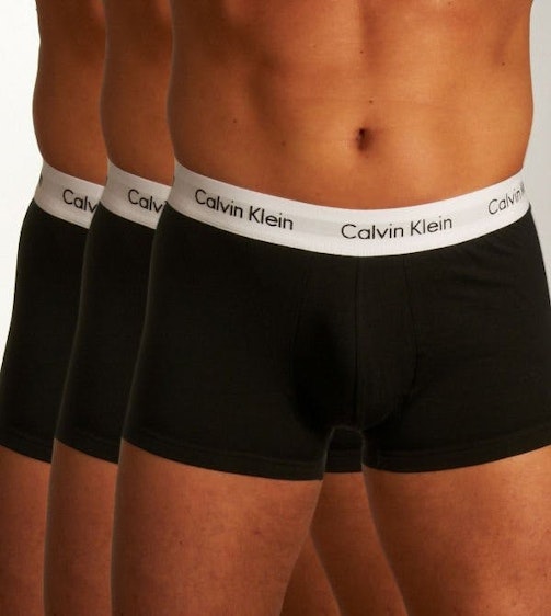 Calvin Klein short 3 pack Cotton Stretch Low Rise Trunks Heren