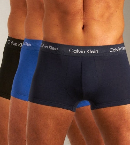 Calvin Klein Short 3 pack Cotton Stretch Low Rise Trunks Heren