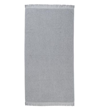 VTwonen serviette de bain Groove Anthracite 60 x 110 cm