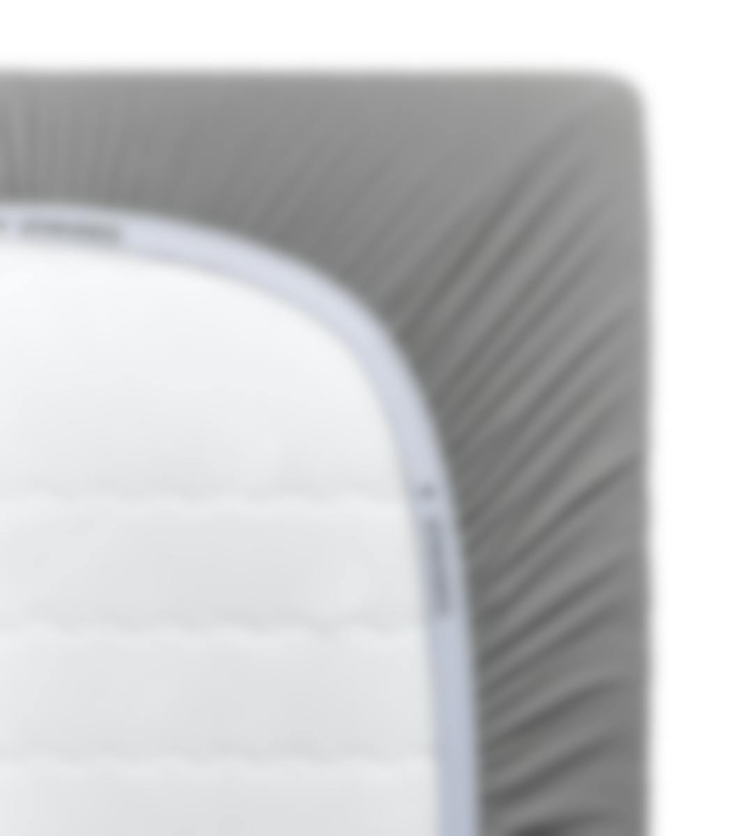 VTwonen hoeslaken Cover Grey katoenjersey (hoek 35 cm) 90-100 x 200-220 cm