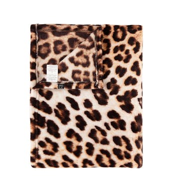 Zo! Home plaid Leopard Brown Polyester 140 x 200 cm